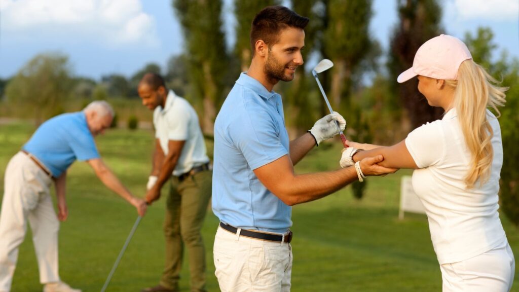 golf lessons at the country club