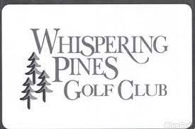 whispering pines golf club logo