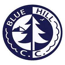 blue hill country club logo
