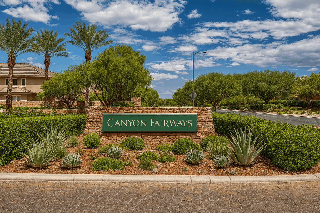Image of Canyon Fairways Gated Community